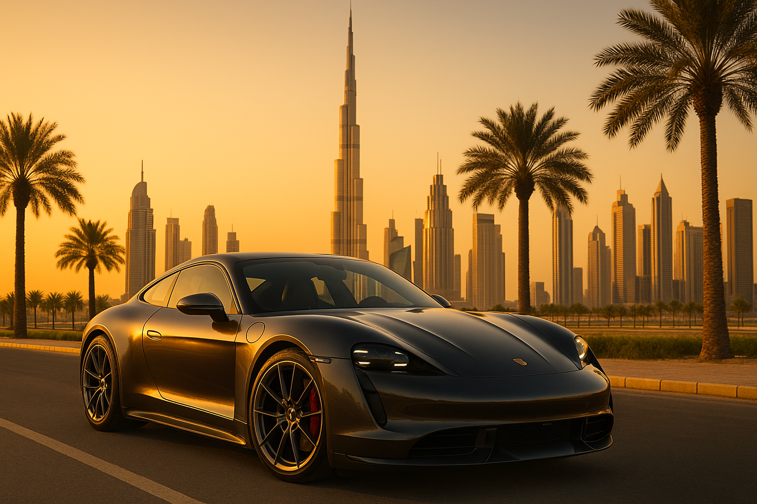 premium car vibes in dubai