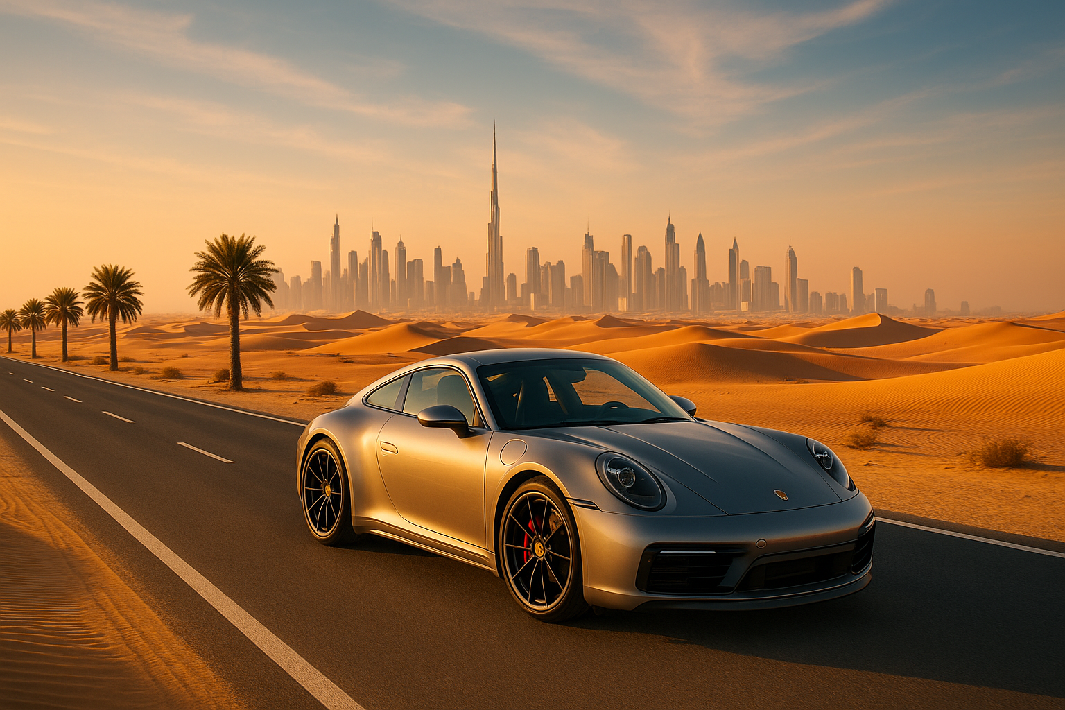 uae car vibes landescape image