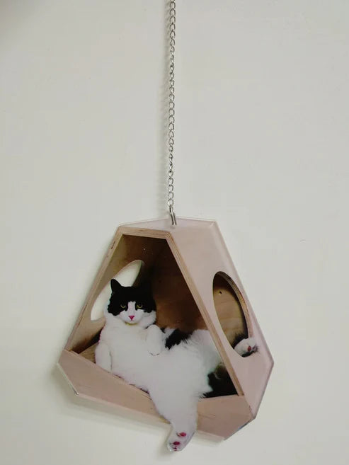 Car Kitty Balloon Pendant