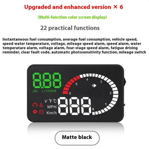 Car Mounted HUD Head-Up Display